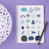 Stencil Drawing Kit for Kids, 25 Pcs Plastic Drawing Stencils with 400+ Shapes, Great Birthday Gift for Boy Girl Acoavo