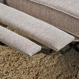 Christopher Knight Home Salome Push Back Recliner, Light Gray, Dark Brown