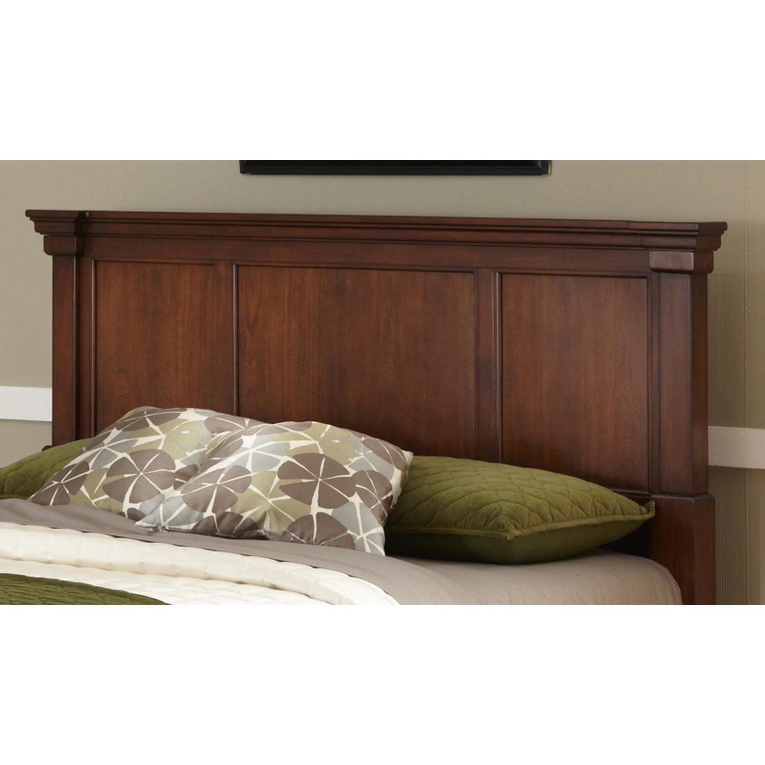 Aspen Rustic Cherry Queen Headboard by Home Styles - WoodArtSupply