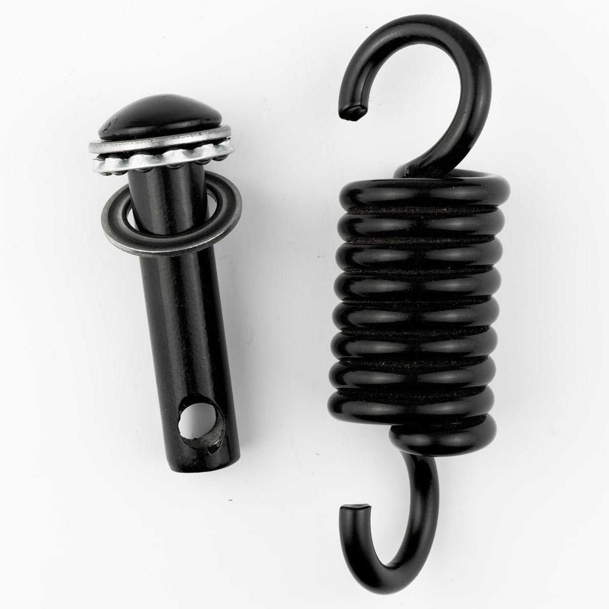 Hammock Chair Ultimate Hanging Kit by JPKTA - 500lbs Capacity Egg Hammock Chair Spring Hook and Pin Plug Hardware Black for Hanging Basket Chairs Hammock and Porch Swings Replacement Parts JPKTA