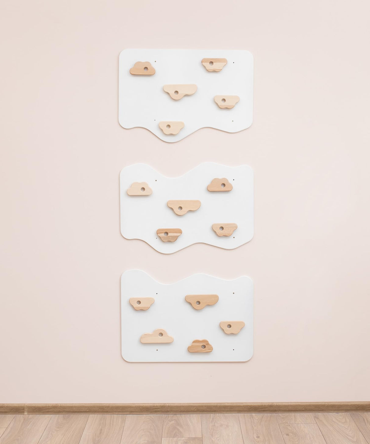 Woodandhearts Swedish Ladder Indoor Kids Gym, Montessori Play Gym Climbing Set, Wooden Indoor Playground for Toddlers with Accessories (with 3 Wall Panels, Big Bridge) Wood And Hearts