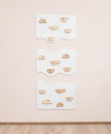 Woodandhearts Swedish Ladder Indoor Kids Gym, Montessori Play Gym Climbing Set, Wooden Indoor Playground for Toddlers with Accessories (with 3 Wall Panels, Big Bridge) Wood And Hearts