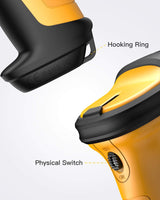 Inateck Barcode Scanner, Wireless Scanner, 2.4 GHz Adapter, 2600mAh Battery, 60M Range, Automatic Scanning, P6 Inateck