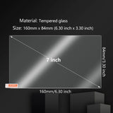 LANKEGU 3PCS Tempered Glass Screen Protector for Mars 4, Mars 5, 3D Printer LCD Screen Protector Film Anti-Scratch and Anti-Leak for Elegoo Mars 4/Ultra, Mars 5/Ultra LANKEGU