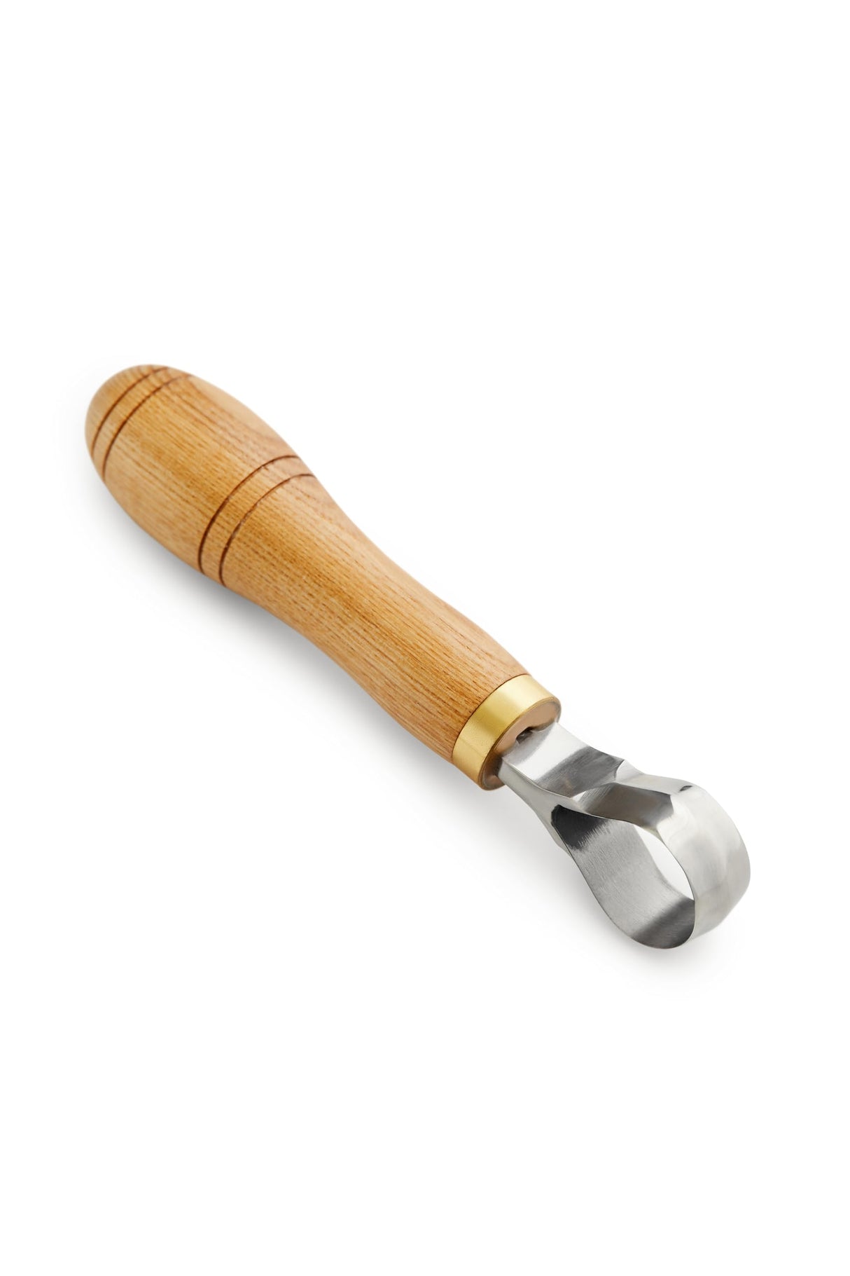 STAMESKY Wood Carving Scorp Knife | Round Carving Tool for Spoons, Bowls, and Cups | Spoon Bowl Carving Tools | Wood Carving for Beginners | Oak Wood Handle with Carbon Steel Blade (1'in full scorp) STAMESKY