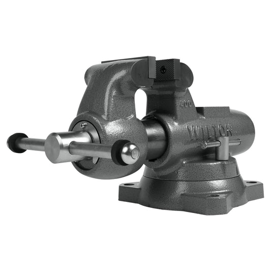 Wilton Machinist Bench Vise, 4" Jaw Width, 6-1/2" Jaw Opening, 3-1/2" Throat (Model 400S) - WoodArtSupply