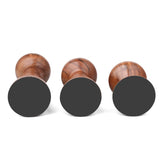 BIRDROCK HOME 3pc Flare Candleholders - Farmhouse Wooden Pillar Stand Set - Large Decorative Wood Candlestick - Table Centerpiece & Mantle Decor - Tall Tiered Candle Holders for Decorations - Natural BIRDROCK HOME