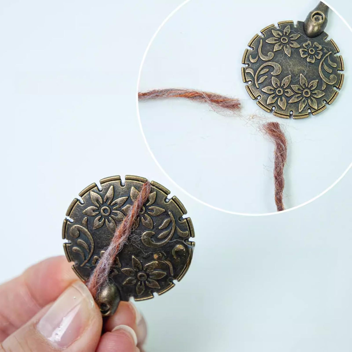 3 Pcs Wood Knitting Guage Rulers with Yarn Cutter, 3 Style Square Knitting Tool, Crochet Hook & Knitting Needle Gauge & Knitting Rule, Sewing Rulers for Art Sewing Knitting Crafts QidaiaLuck