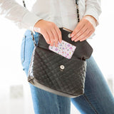 ZUYYON 3 Pcs Sublimation Blank Business Card Holder PU Leather Name Card Case Pocket Heat Transfer Blank Card Carrier Case Wallet with Magnetic Shut for Men Women ZUYYON