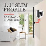 No Stud TV Wall Mount, Drywall Studless TV Hanger No Damage, No Drill, Non Screws, Flat Screen Easy Install Bar Bracket fits VESA 12-55 inch TVs up to 99 lbs, Include Hardware Levels Auoace