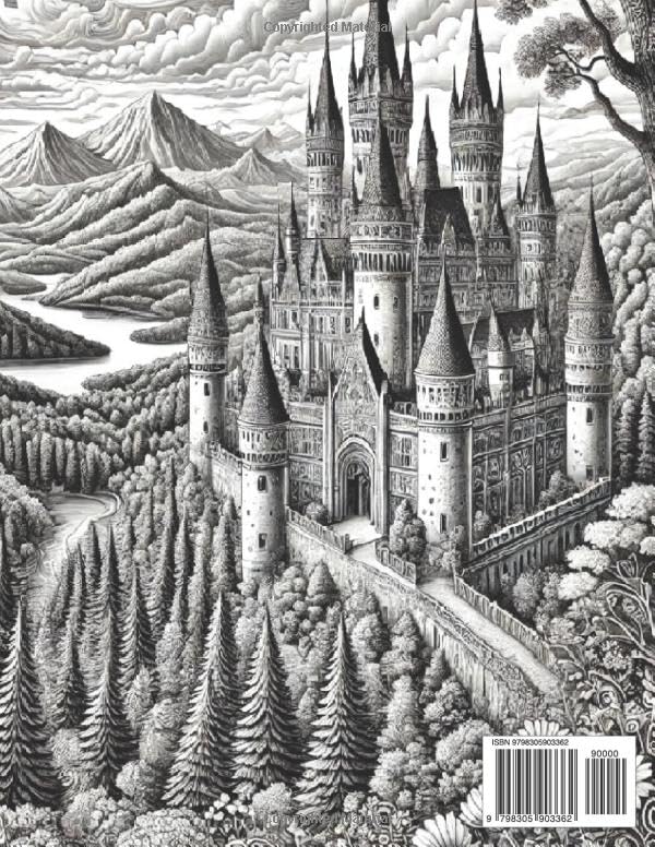 Dreamscapes: Castles of the Emerald Isles: Enchanting scenes of ivy-clad castles and rolling green hills of Ireland and Scotland (Dreamscapes: A Coloring Collection) Majosta