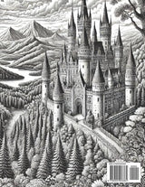 Dreamscapes: Castles of the Emerald Isles: Enchanting scenes of ivy-clad castles and rolling green hills of Ireland and Scotland (Dreamscapes: A Coloring Collection) Majosta