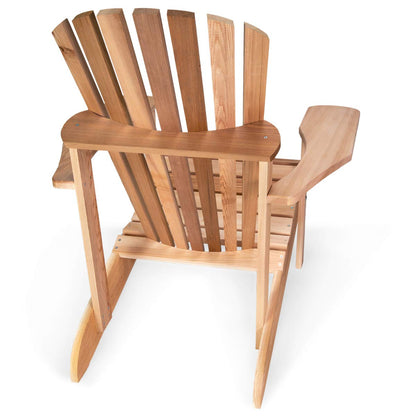 All Things Cedar AA21 Adirondack Adult Cedar Patio Chair | Outdoor Wood Furniture & Garden Chair | Ergonomic Back Support, Unassembled Deck Chairs 32x36x38” - WoodArtSupply