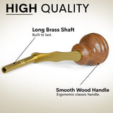 Grandfather Clock Winding Key Crank Winder Sligh Ridgeway Pearl NATIKON