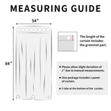 Easy-Going Outdoor Curtains Waterproof Windproof Weatherproof Curtain for Patio, Cabana, Porch, Pergola and Gazebo, Grommet Top and Tab Bottom Drape, 1 Panel, 54x84 inch, White Easy-Going