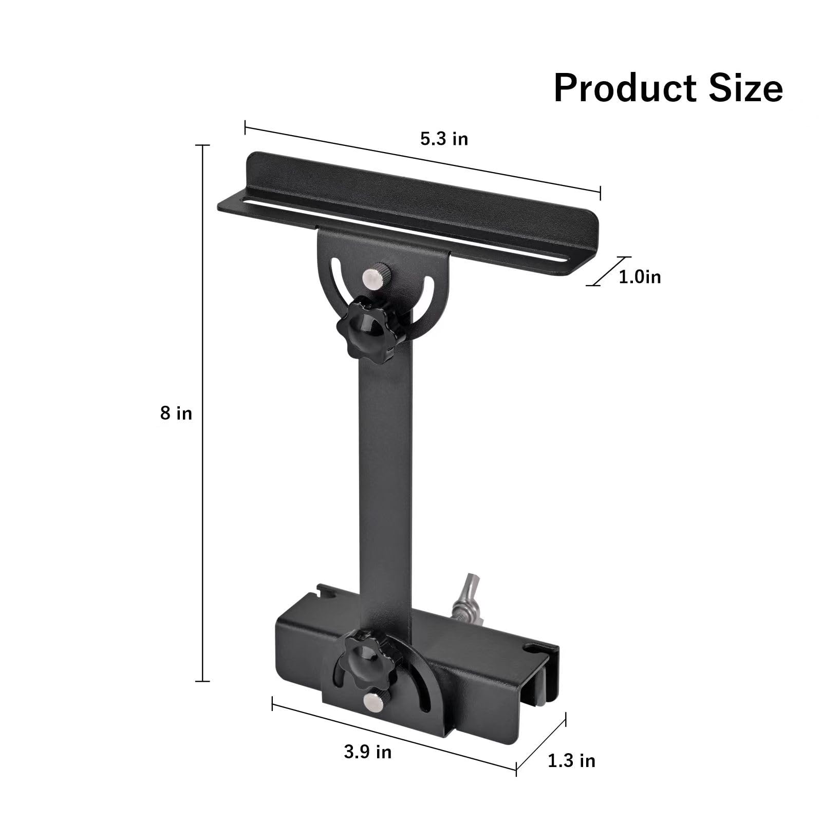 Aquarium Light Riser 0-6.5 Inch High Adjustment Fish Tank LED Aquarium Light Stand Support Width <=4.9 Inches Rust -Proof Metal Material, 12 Kg of Carrying Capacity - WoodArtSupply