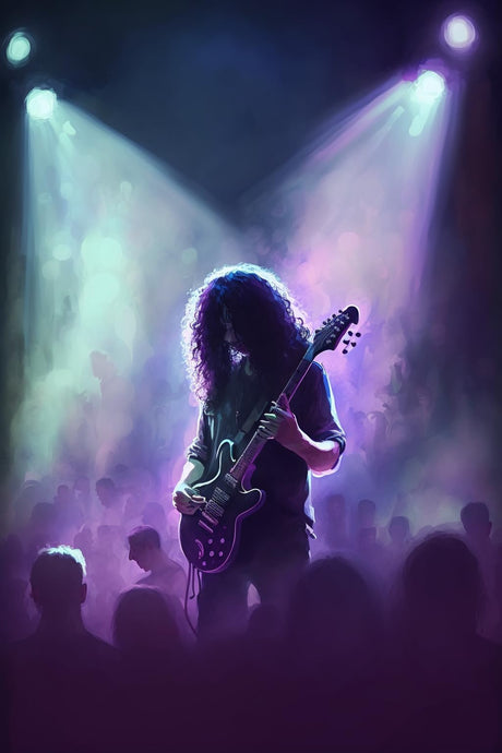 Adult Diamond Painting Kits The Stage of The Heart - Beginners Full Round Drill 5D Crystal Cross Stitch Kit, for Rock Music Lovers of Room Decor Office Decor 8x12inch generic