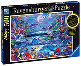 Ravensburger Moonlit Magic Puzzle - 500 Piece Glow in The Dark Jigsaw | Unique Piece Design | Anti-Glare Surface for Adults | FSC-Certified Materials Ravensburger