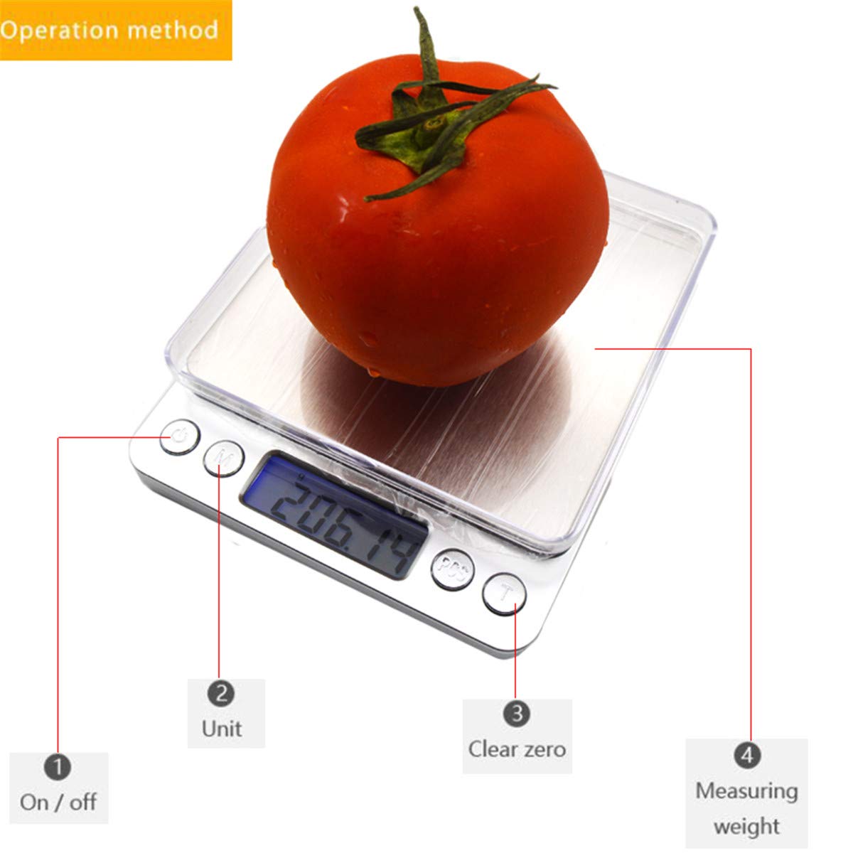 TXY LCD Portable Mini Electronic Digital Scales 3000g/0.1g Pocket Case Postal Kitchen Jewelry Weight Balance Scale TXY