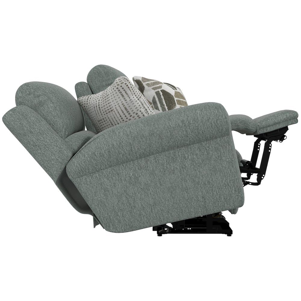 Jackson Furniture Catnapper Green Power Reclining Loveseat with Wood and Metal Frame, Loveseat Recliner Styled as an Elegant Couch Alternative for Living Rooms Jackson Furniture