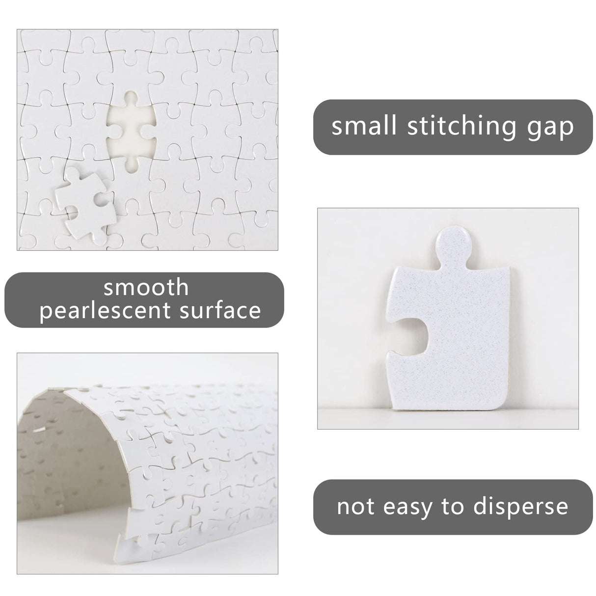 MAIKESUB Sublimation Puzzle Blanks 10 Sets Jigsaw Puzzles 120Pieces MAIKESUB