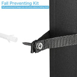 PROXRACER 5-Tier Bookshelf, 24 Inch Tall Standing Bookcase, Modern Display Shelf Unit Storage Organizer Rack for Study Room Home Office,Black PROXRACER