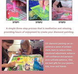 EIBEILI Dragonfly Diamond Art Painting Kits for Adults - Full Drill Diamond Paintings for Beginners, Round 5D Paint with Diamonds Pictures Gem Art Painting Kits DIY Adult Crafts Kits 12x12inch EIBEILI