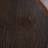 CONSDAN Nesting Table, Wood Coffee Table Set, Side Table Set with Solid Oak Hardwood Structure for Living Room, Bedroom, Balcony CONSDAN