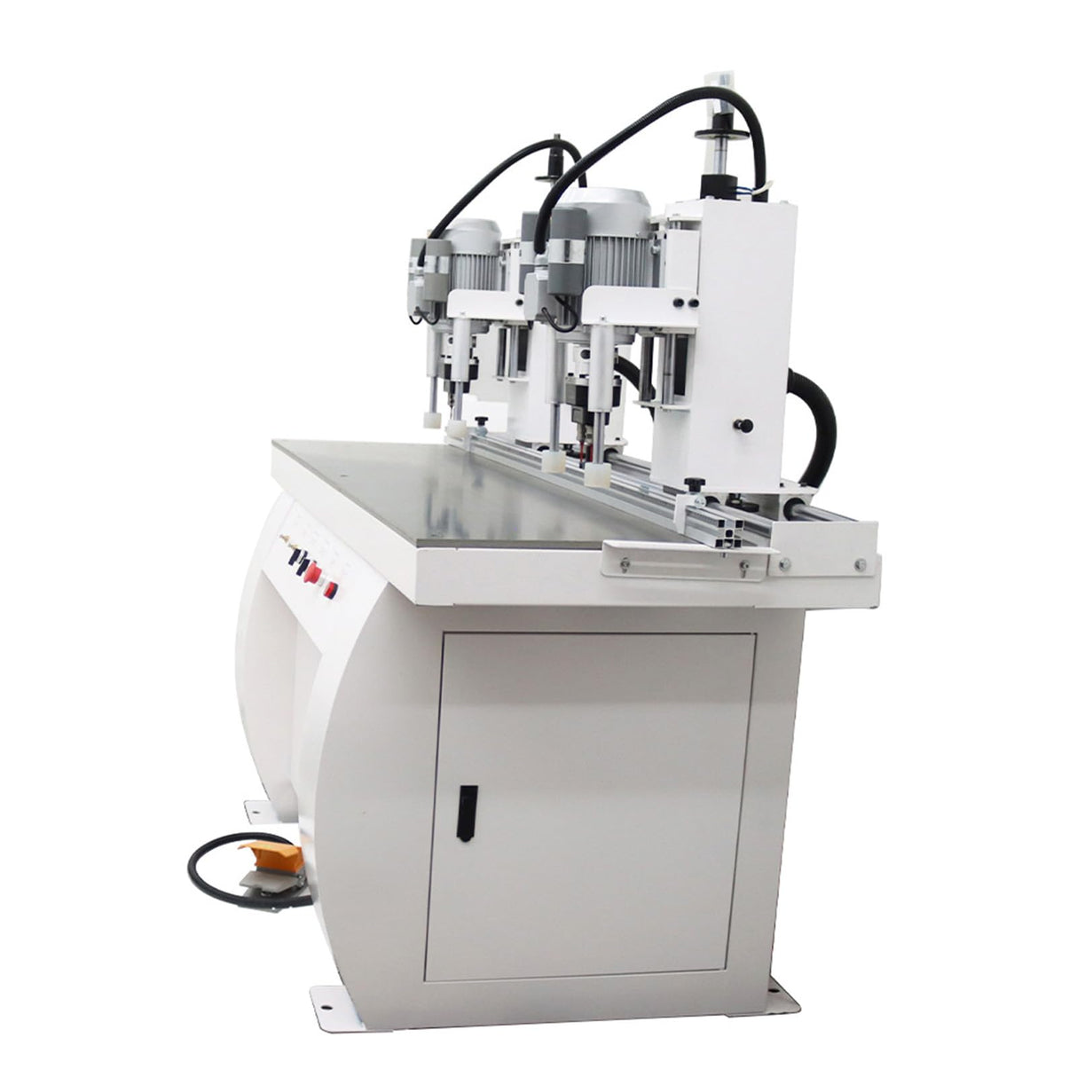 INTSUPERMAI Double Station Pneumatic Hinge Boring Insertion Machine Hinge Boring Drill Press Machine Punching Woodworking Drilling Tool Woodworking Pneumatic Hinge Drilling Machine 110V 48-6 INTSUPERMAI