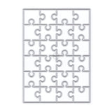 DzIxY Rectangle Puzzle Metal Cutting Dies for Card Making Kit Embossing Paper Die Cuts Scrapbook Machine Stencils Storage Pockets Supplies DzIxY