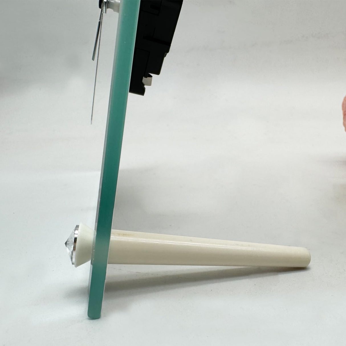 Ving 20PCS Sublimation Blank Glass Photo Frame 7.8" x 7.8" Blank Mirror Edge Glass Photo Frame for Heat Transfer with Clock Ving