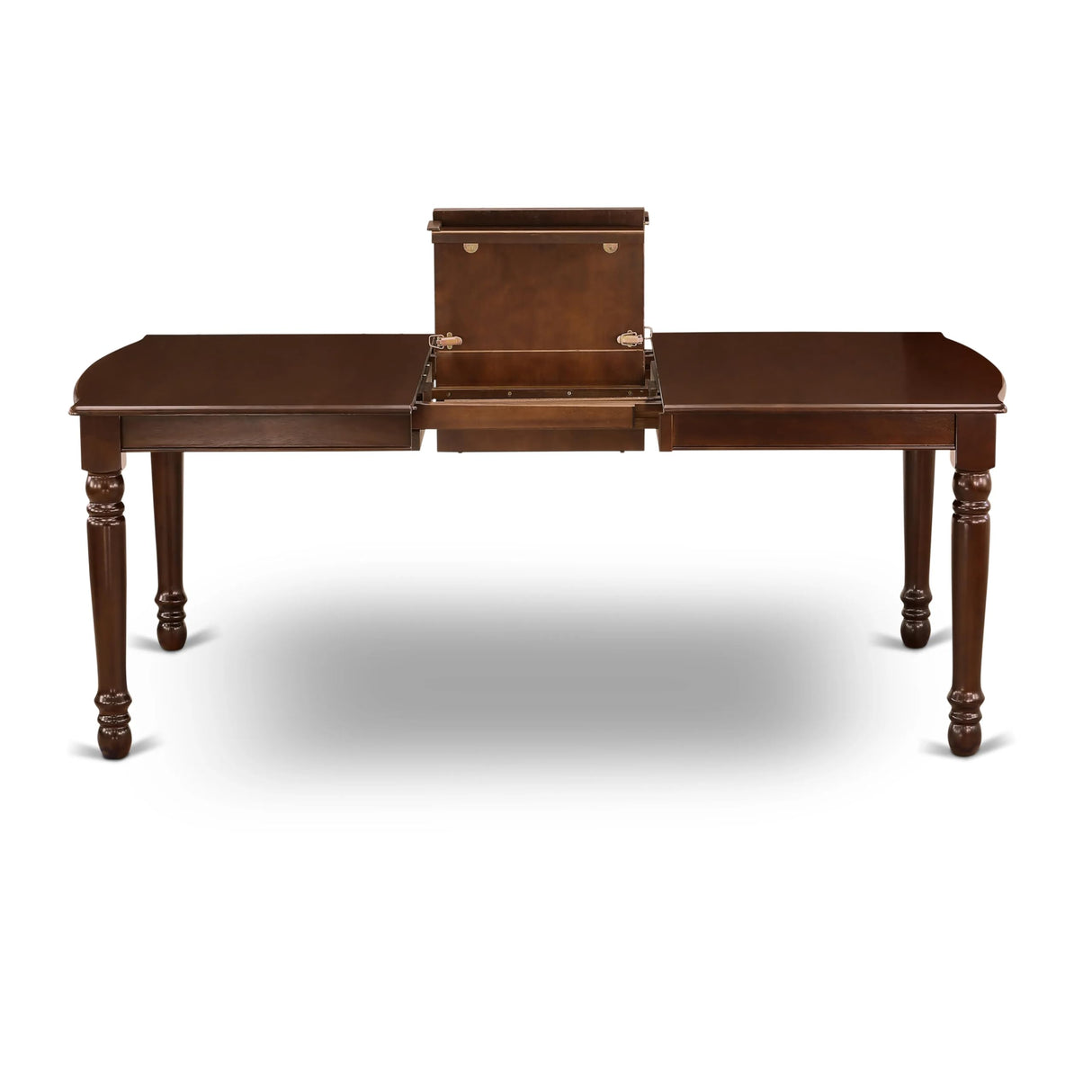 East West Furniture DODA9-MAH-32 9 Piece Dining Table Set Contains a Rectangle Kitchen Table with Butterfly Leaf and 8 Padded Chairs, 42x78 Inch, Mahogany East West Furniture