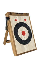 2-Ring Foldable Axe and Knife Throwing Target WoodArtSupply