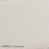 ATOMHOME 75'' Cloud Loveseat Sofa, Boneless Couch with Cup Holder, No Assembly Required Cloud Couch, Comfy Deep Seat Sofas, Corduroy Couches, Boneless Couches for Living Room Bedroom, Apartment, Beige ATOMHOME