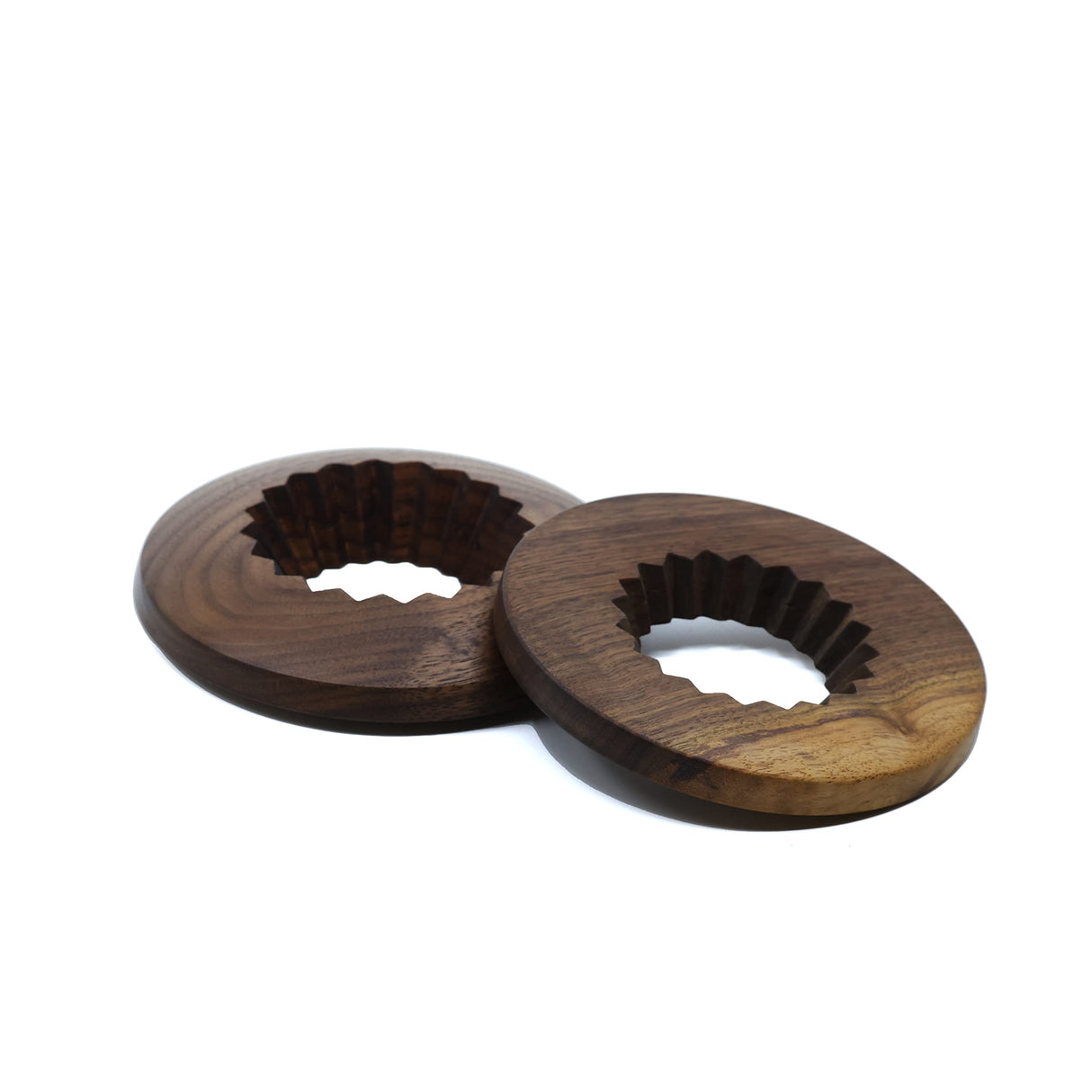 WALNUT COFFEE Handmade Origami Coffee Dripper Holder, Pour Over Coffee Stand, Walnut Wood Holder for Origami Dripper S M (Curve) WALNUT COFFEE