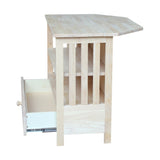 IC International Concepts Mission Corner Entertainment/TV Stand, Espresso IC International Concepts