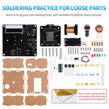 STEM Projects DIY Toys Soldering Practice Kit, Electric Magnetic Transmitter Educational Electronics Kit, Mini DIY Shooting Game Toy Gift for Teens Boys Girls TKXEC