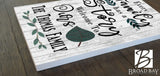 Personalized Family Name Sign Every Family Has A Story Welcome To Ours CUSTOM Rustic Farmhouse Style Wall Decor Housewarming Gift Hanging Solid Wood Saying Wall Art Broad Bay