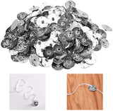 200pcs/20mm Candle Wick Tabs Metal,Metal Candle Wick Sustainer Tabs,Wick Base for Candle Making GSXRB