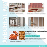 12mm Round Carbide Inserts Knives, Carbide Cutters for Woodworking Turning Tools, Wood Finisher Hollower Tools, 10 Pieces (R-φ12x2.5-30°) FHONK