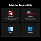 Creality Laser Engraver Faclon2 Pro 40W Desktop Diode Cutter and Engraver Machine with Enclosure,Smart Camera,Air Assist,Engraving Machine for Wood Acrylic Leather Stone Metal Creality