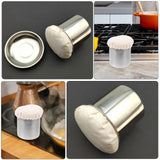 PRETYZOOM 2pcs Pancake Grease Brush Oil Wiping Tool Home Oil Mop Bbq Oil Applicator Spreading Oil Brushes Practical Oil Mop Multifunctional Oil Spread Oil Spreader for Cooking Sauce Cloth PRETYZOOM