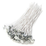 Candle Wicks,Candle Wicks for Candle Making,6 Inch 100 Piece DIY Pre-Waxed Cotton Wick with Tabs ZEPELOFFY