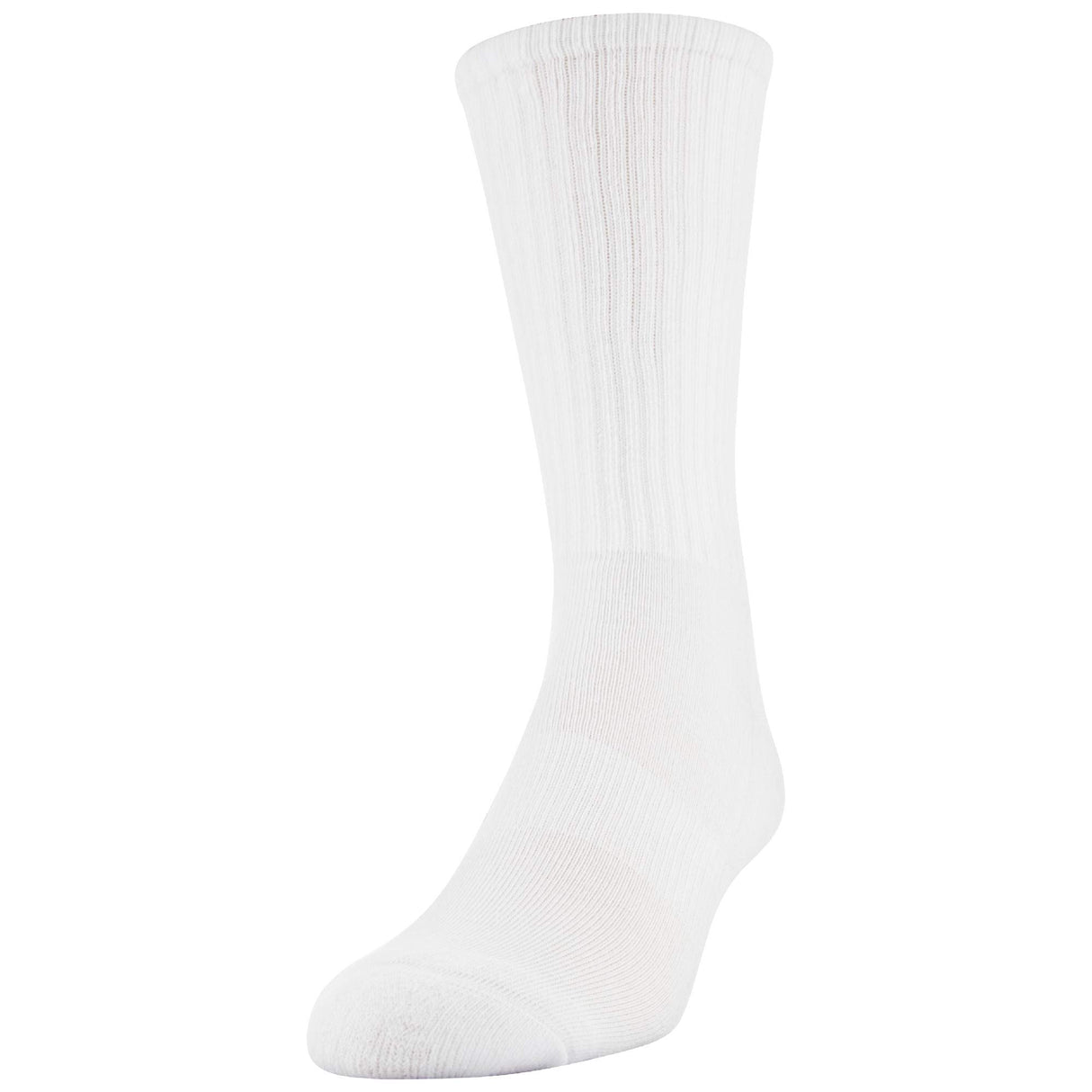 Gildan mens Performance Crew Socks, 12 Pairs Socks, White, Large US Gildan