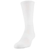 Gildan mens Performance Crew Socks, 12 Pairs Socks, White, Large US Gildan