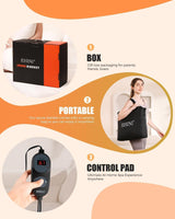 EHINI Infrared Sauna Blanket-Sauna Blanket for Home Use, Portable Design for Relaxation and Detoxification Highest 176℉, 20-60 Minutes Timer, 6 ft x 2.65 ft（Darkness） EHINI