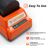 VIYUKI Rock Tumblers Kit - Includes Rough Gemstones, 4 Polishing Grits, Jewelry Fastenings,Operating Instruction, Great Stem Science Kit for Teen VIYUKI