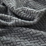 Disayu Magic Sofa Covers Couch Covers 2024 New Couch Cushion Covers Universal Sofa Covers Washable Stretch Slipcovers for Sectional Sofa (Texture Gray,Large Single Seat Cover) Disayu