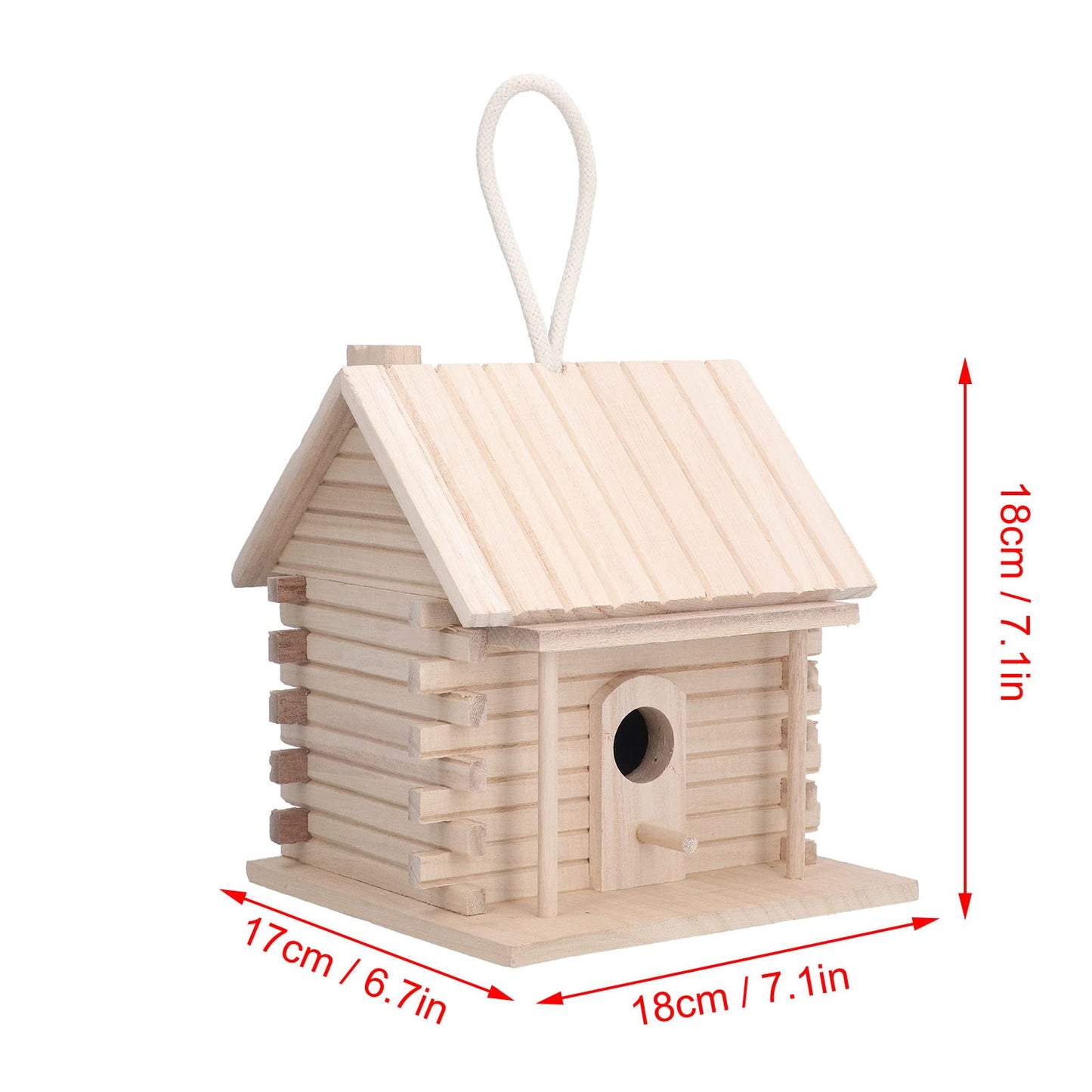 Wooden Birdhouse Kit for Adults to Build, Wooden Birdhouse, Bird Houses for Outside, for Outdoors with Standing Pole for Garden, Yard, Birdhouse Wood Bird House