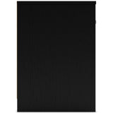 Signature Design by Ashley Finch Modern 1 Drawer Night Stand with Open Cubby, Black Signature Design by Ashley